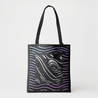 Tote Bag Whale eye/whale species tote