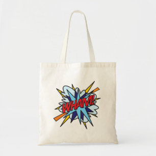 Tote Bag WHAM Bande dessinée rétro Fun Pop Art