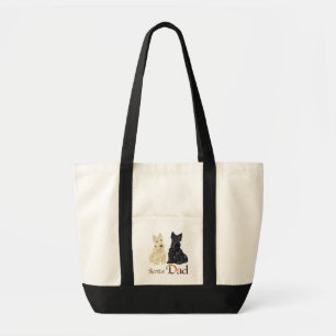 Tote Bag Wheaten & Black Scotties célèbrent la Fête des pèr