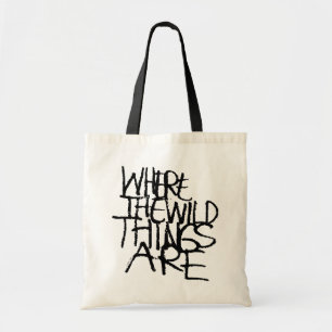 Tote Bag Where the Wild Things Are   Manuscrite
