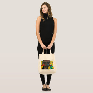 Tote Bag Where Thoughts Swim | Art de femme noire Afrocentr