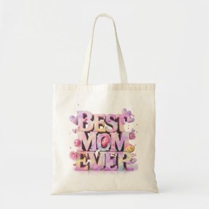Tote Bag *~* Whimsical Mother Day Hearts Flowers 3-d AP72
