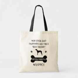Tote Bag Whippet chien meilleur ami