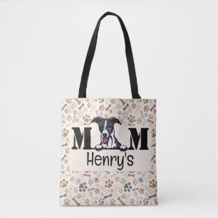 Tote Bag Whippet Peeking Personnalisé Maman