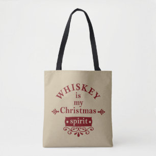Tote Bag Whiskey est mon esprit de Noël