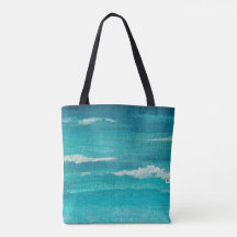 Whitecaps Eaux du Golfe Turquoise Chaudes