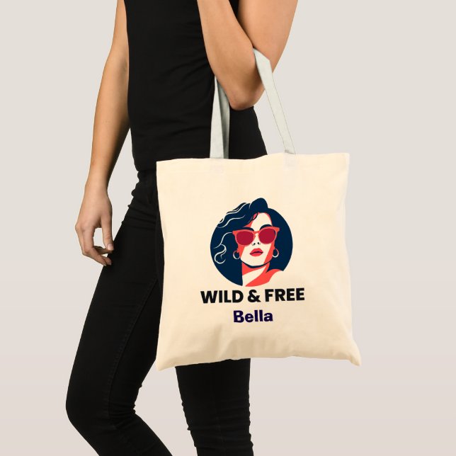 Tote Bag Wild & Free - Divorce personnalisée unique (Devant (produit))