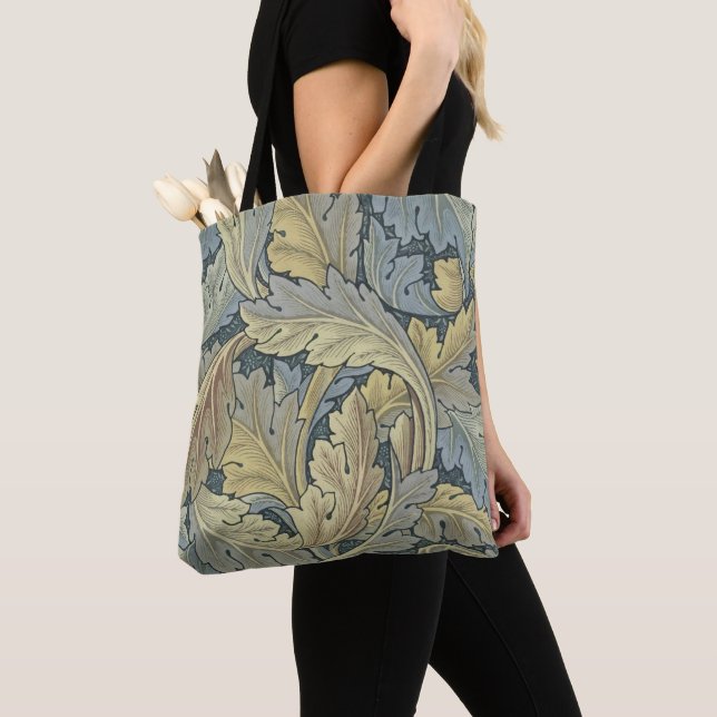 Tote Bag William Morris Acanthus Feuille Floral Art Nouveau (De près)