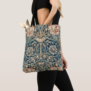 Tote Bag William Morris Antique Chèvrefeuille Floral