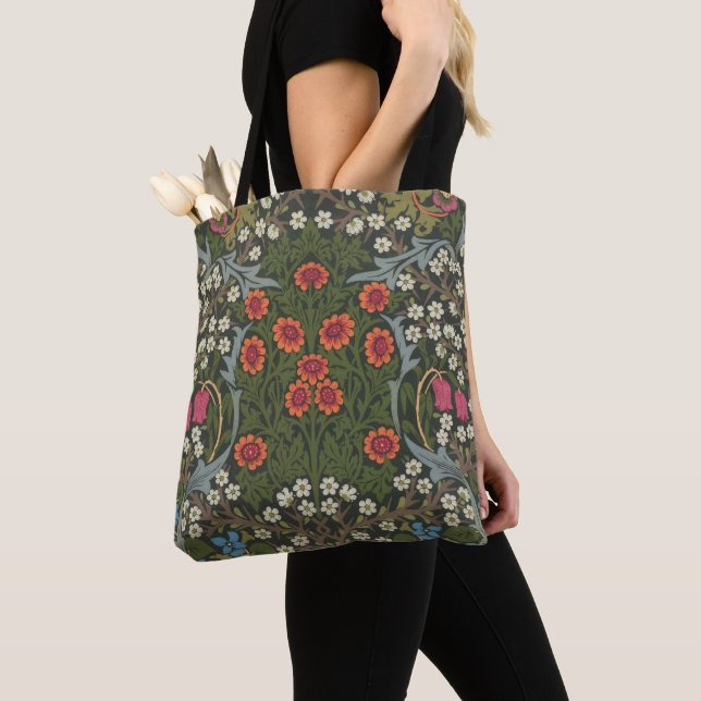 Tote Bag William Morris Blackthorn Garden Flower Classic (De près)
