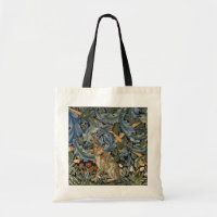 William Morris Forest Rabbit Floral Art