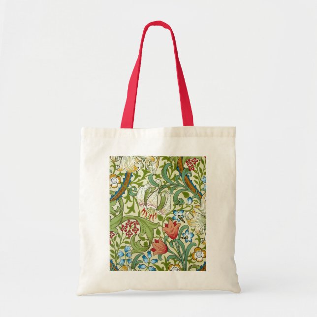 Tote Bag William Morris Garden Wallpaper (Devant)