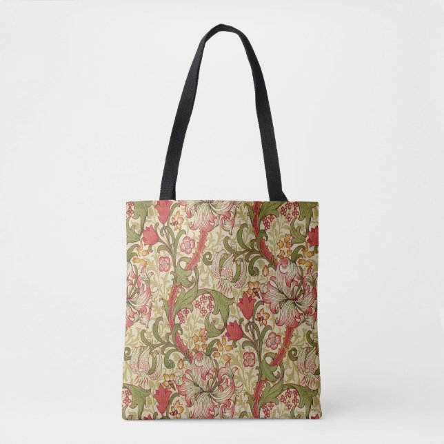 Tote Bag William Morris Golden Lily modèle floral (Devant)