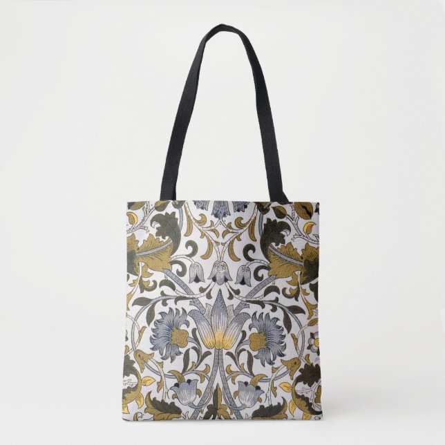 Tote Bag William Morris Lodden Fleur florale (Devant)