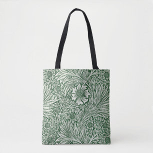 Tote Bag william morris marigold fleurs vertes