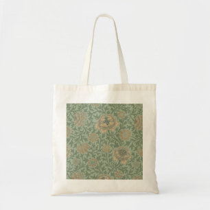 Tote Bag William Morris motif floral Grafton vert sauge 