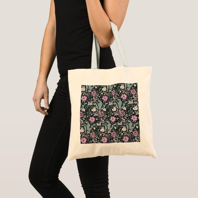 Tote Bag William Morris Poppy Botanical Victorian Wallpaper (Devant (produit))