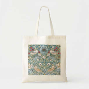 Tote Bag William Morris Strawberry Thief Design de lumière