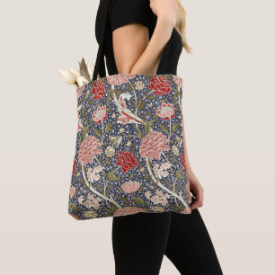 Tote Bag William Morris Vintage Cray Motif floral