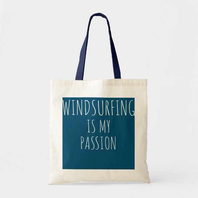 Tote Bag Windsurf Est Ma Passion Funny Windsurf (Devant)