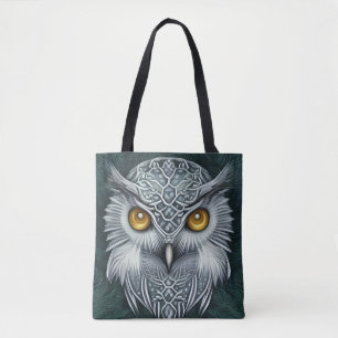 Tote Bag Winter Wonder Chouette des neiges Beauté