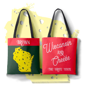 Tote Bag Wisconsin et Fromage L'État Grate