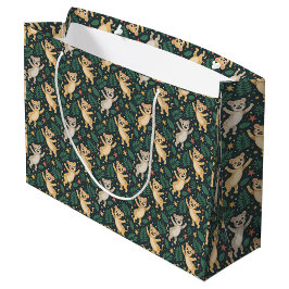 Tote bag with a playful pattern große geschenktüte