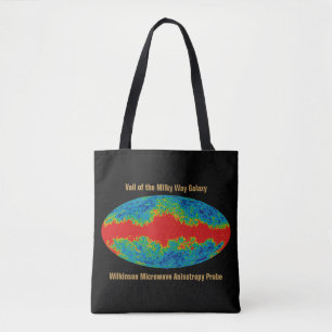 Tote Bag WMAP, Voile de la Voie Lactée sur l'Univers