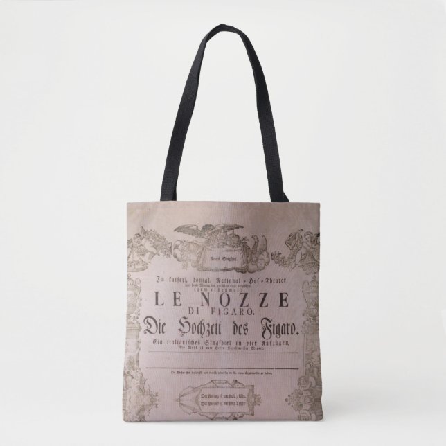 Tote Bag Wolfgang Amadeus Mozart (Devant)