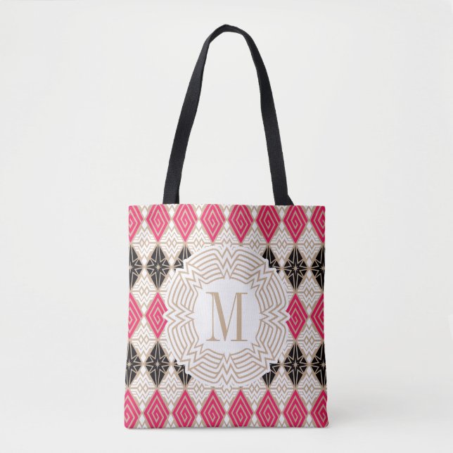 Tote Bag Wonder Woman Motif grec (Devant)