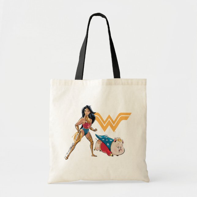 Tote Bag Wonder Woman & PB (Devant)
