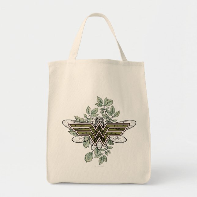 Tote Bag Wonder Woman Queen Bee Logo (Devant)