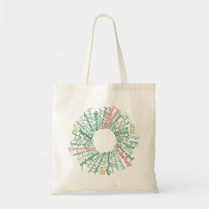 Tote Bag World Word Wreath Fourre-tout