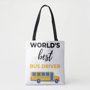 Tote Bag World's Best Bus Driver bl