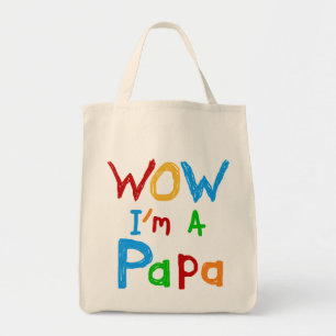 Tote Bag Wow, je suis un Papa Tshirts et GIfts