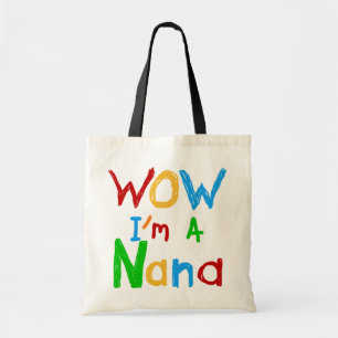 Tote Bag WOW Je suis un T-shirts et cadeaux Nana