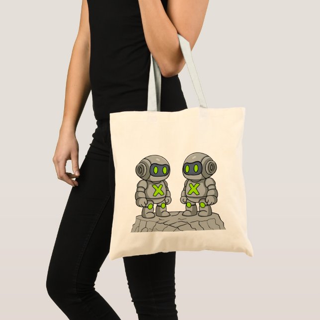 Tote Bag X Bots Sur Le Rocher (Devant (produit))