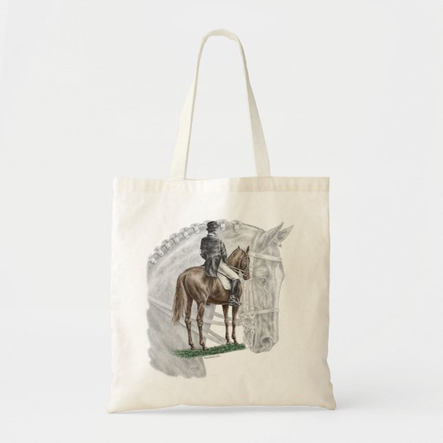 Tote Bag X-Halt Salute Dressage Horse (Devant)