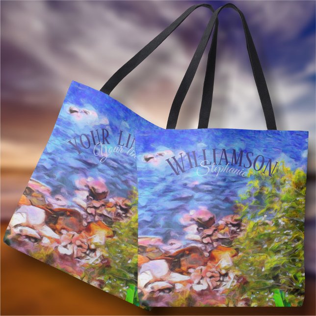 Tote Bag Yelapa Pittoresque Path View 0819 (Créateur téléchargé)