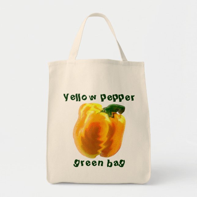 Tote Bag Yellow Bell Pepper (Devant)
