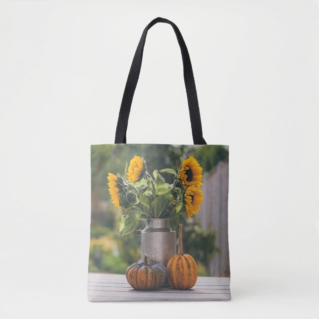 Tote Bag Yellow Hardy Sunflower Meilleures photos de tourne (Devant)