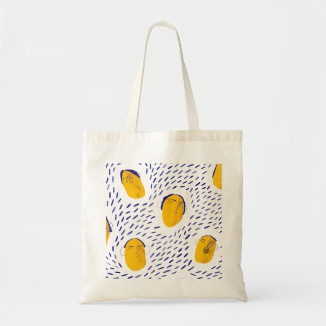 Tote Bag Yellow head (Devant)