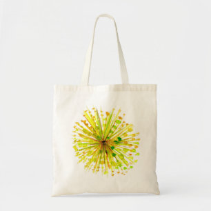 Tote Bag Yellow wildflower dandelion watercolor flower