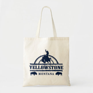 Tote Bag Yellowstone Montana Rodeo Cowboy