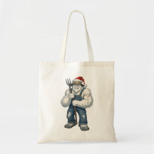 Yeti Abominable Bonhomme de Neige Agriculteur Drôl