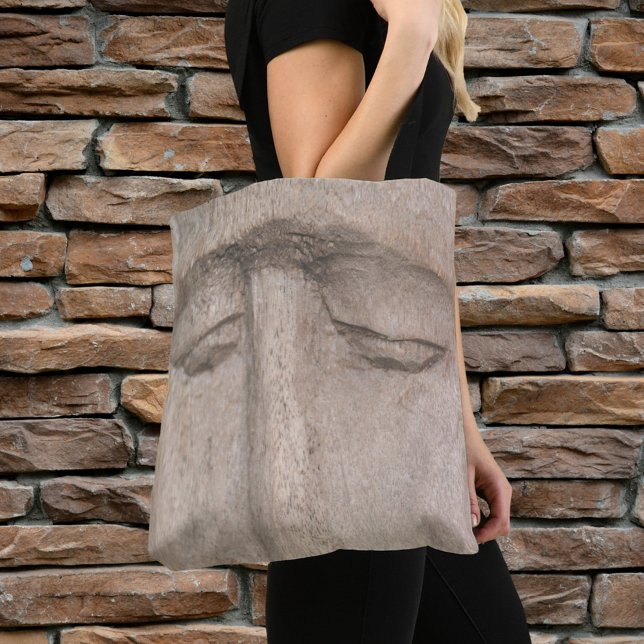 Tote Bag Yeux âmes sculptés en bois (Créateur téléchargé)