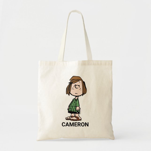 Tote Bag Yeux roulants à la menthe poivrée (Devant)