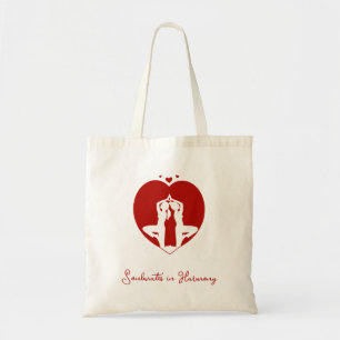 Tote Bag Yoga Lovers Heart Pose Fourre-tout - Minutieux et