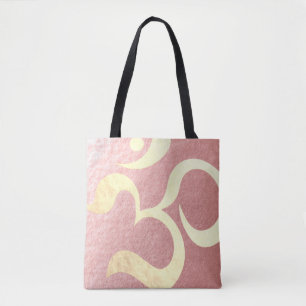 Tote Bag Yoga Studio Méditation Instructeur Vie Coach OM