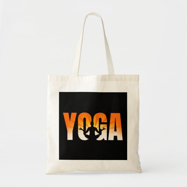 Tote Bag Yoga Sunshine (Devant)